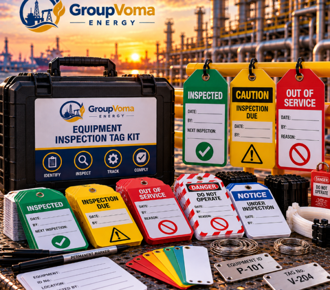 GroupVoma Equipment Inspection Tag Kit
