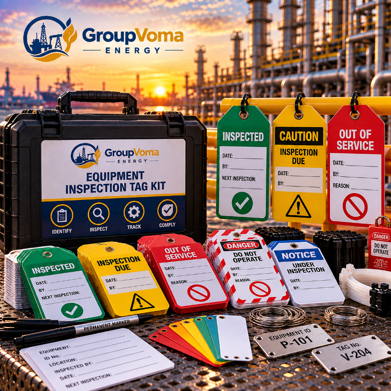 GroupVoma Equipment Inspection Tag Kit