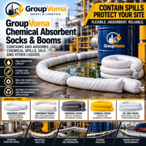GroupVoma Chemical Absorbent Socks & Booms