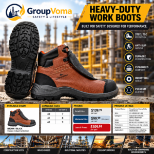 GroupVoma Heavy‑Duty Work Boots