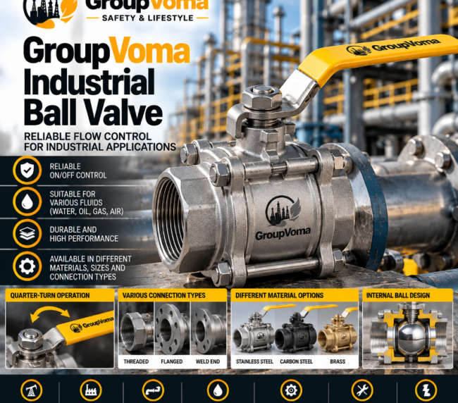 GroupVoma Industrial Ball Valve