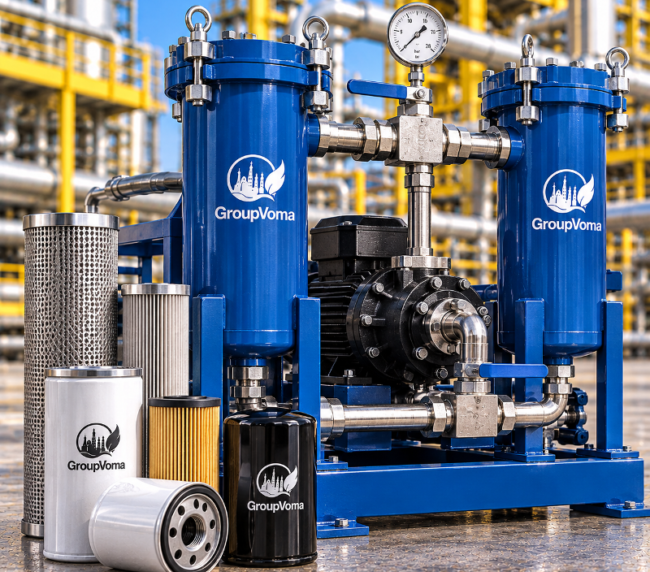GroupVoma Industrial Oil Filter System