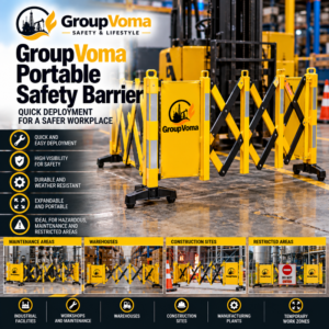 GroupVoma Portable Safety Barrier