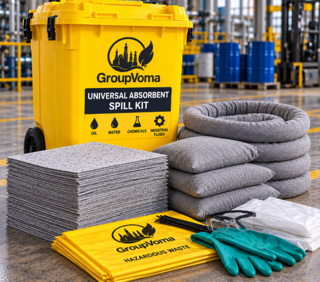 GroupVoma Universal Absorbent Spill Kit