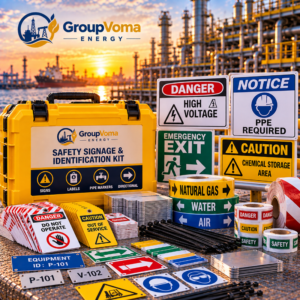 GroupVoma Safety Signage & Identification Kit